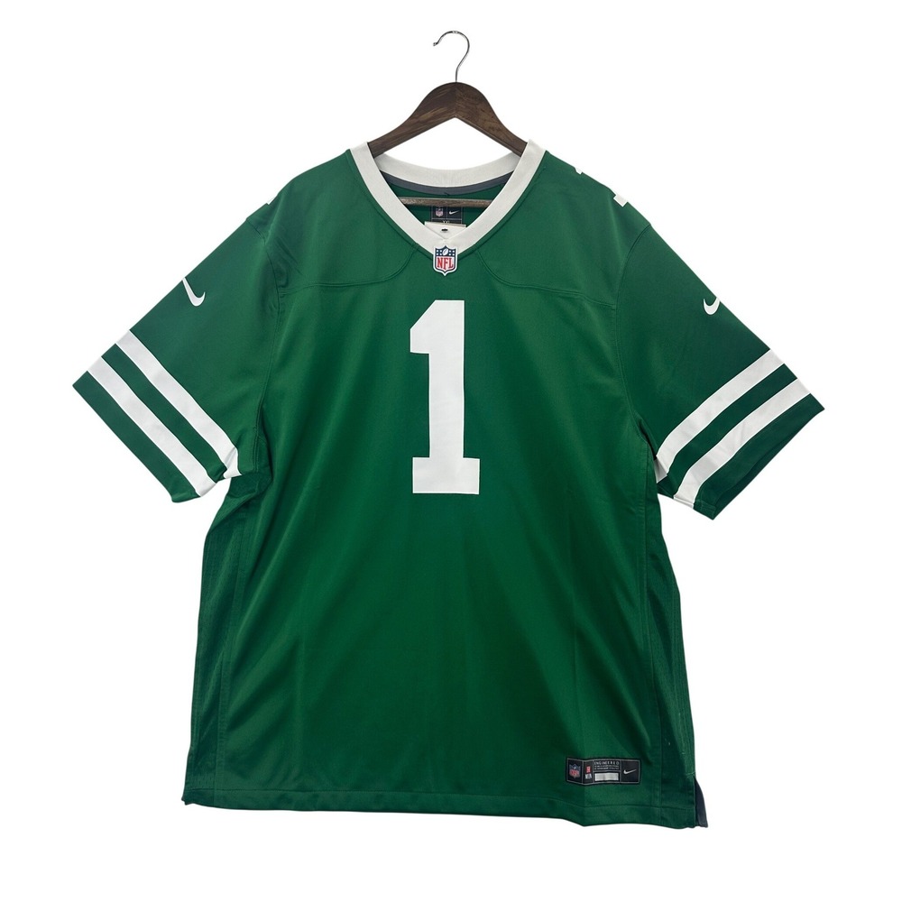 Nike New York Jets Sauce Gardner Jersey Mens XXL Green New NFL Game Jersey